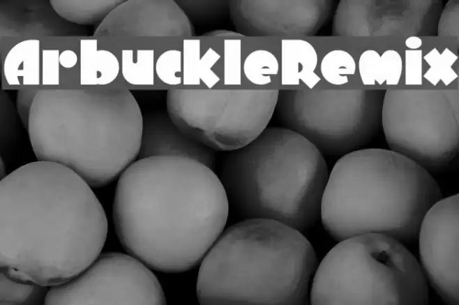 ArbuckleRemix Font examples