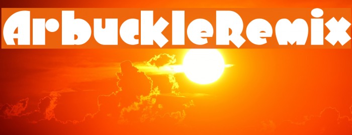 ArbuckleRemix Font examples