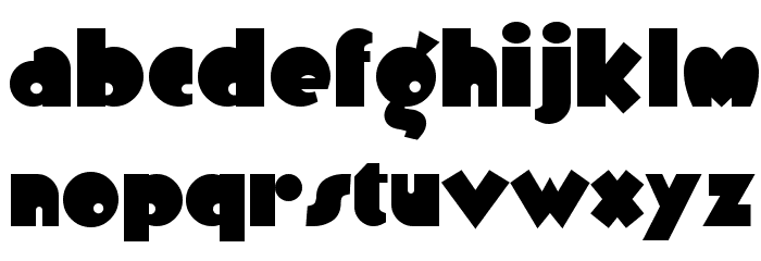 ArbuckleRemix Font LOWERCASE