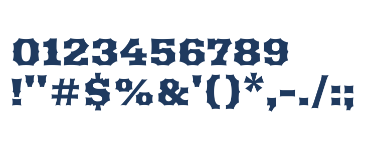 Arbutus Regular Other Characters