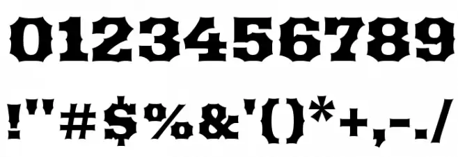 Arbutus Regular Font OTHER CHARS