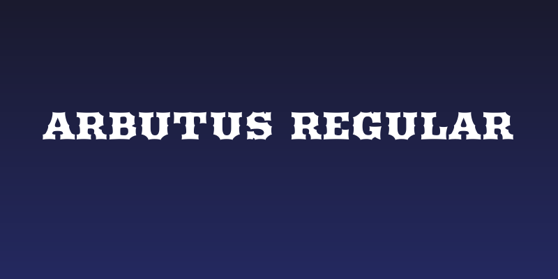 Arbutus Regular Social Header