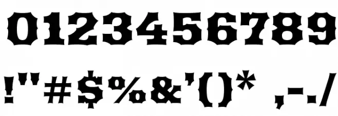 Arbutus Font OTHER CHARS