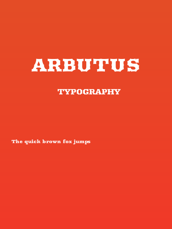 Arbutus Poster