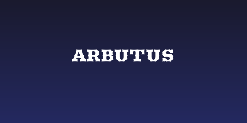 Arbutus Social Header