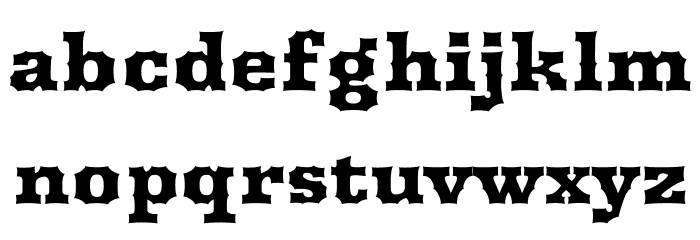 Arbutus Font LOWERCASE