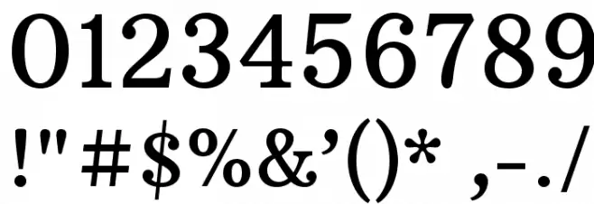 ArbutusSlab Font OTHER CHARS