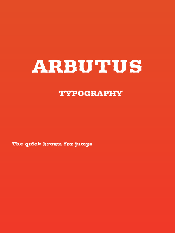 Arbutus Poster