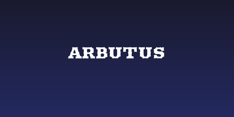 Arbutus Social Header