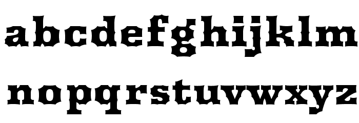 Arbutus Font LOWERCASE