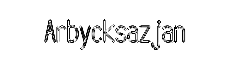 Arbycksazjan  Frei Schriftart Herunterladen