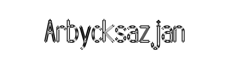 Arbycksazjan  免费字体下载