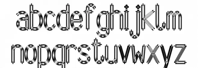 Arbycksazjan خط أحرف صغيرة