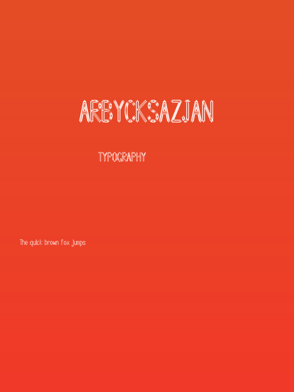 Arbycksazjan Poster