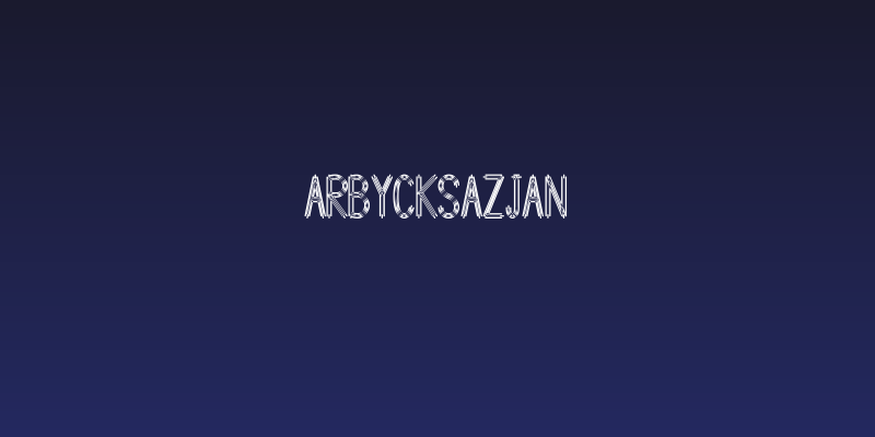 Arbycksazjan Social Header