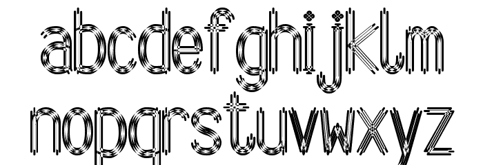 Arbycksazjan Font LOWERCASE