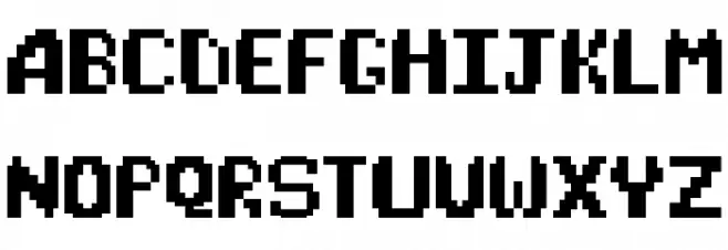 Arcade Alternative Font Litere mari
