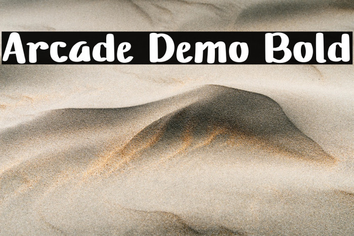 Arcade Demo Bold Example 3