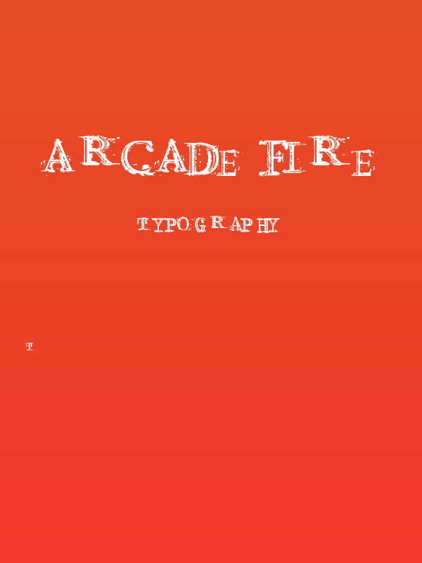 Arcade Fire Poster