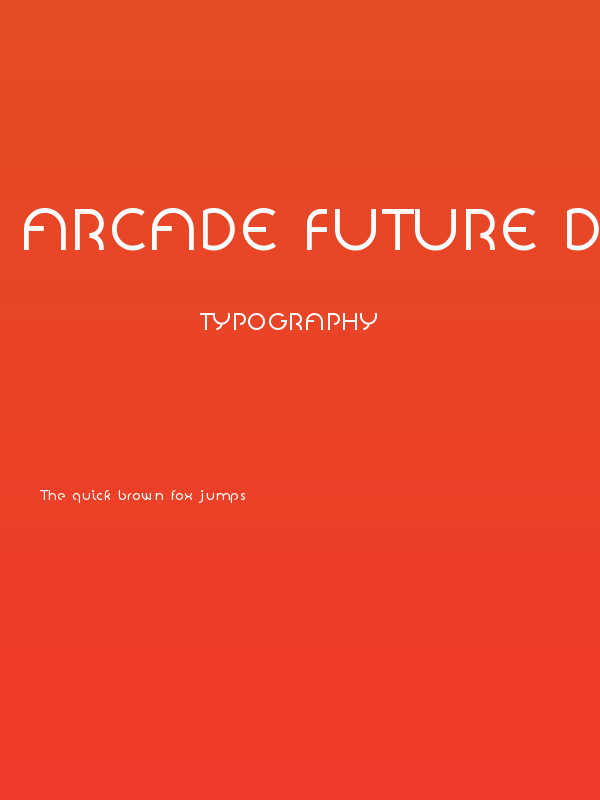 Arcade Future DEMO Poster