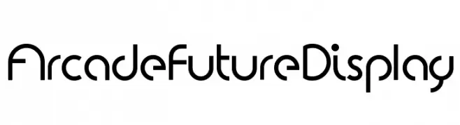 Arcade Future Display  les polices de caractères gratuit tlcharger