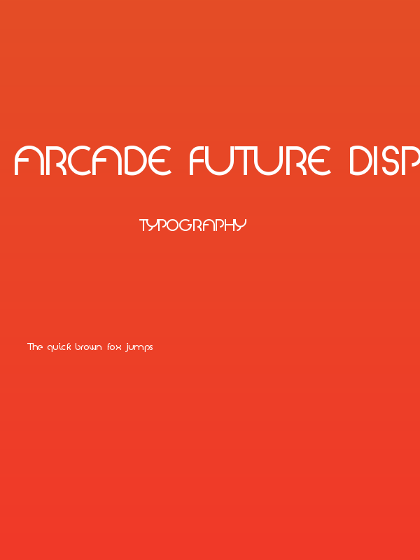 Arcade Future Display Poster