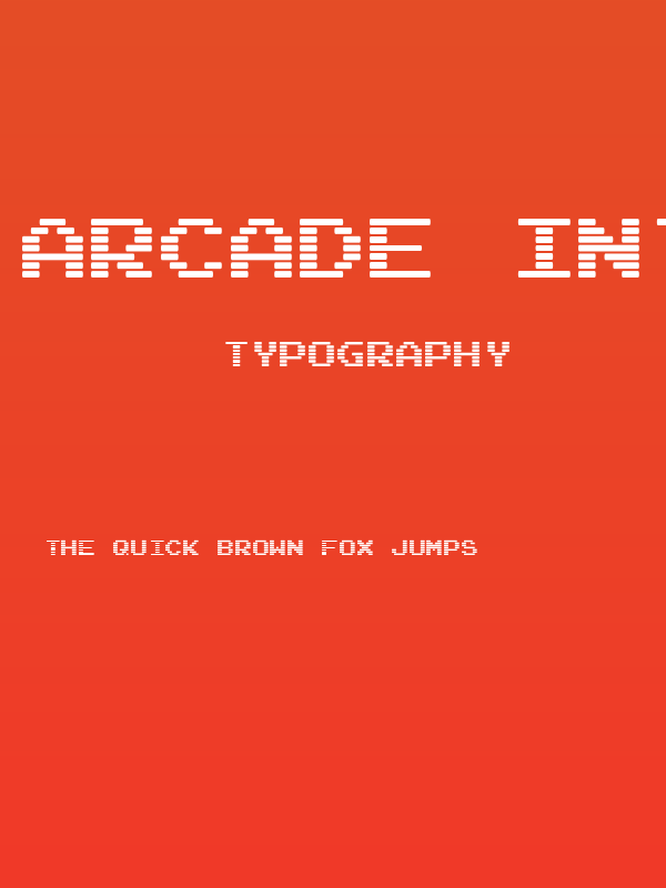 Arcade Interlaced Poster