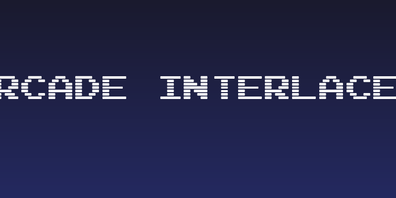 Arcade Interlaced Social Header