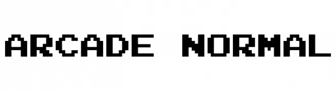 Arcade Normal  font caratteri gratis