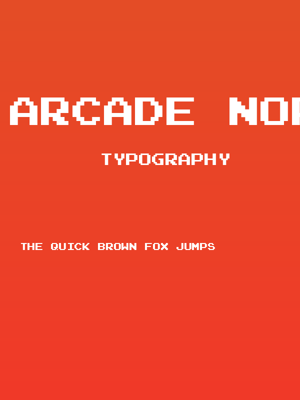 Arcade Normal Poster