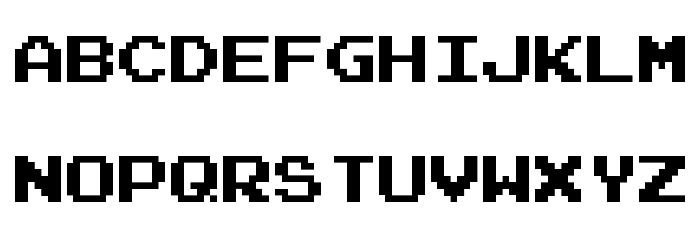 Arcade Normal Font LOWERCASE