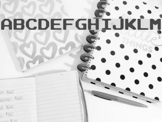 Arcade Rounded Fonte examples