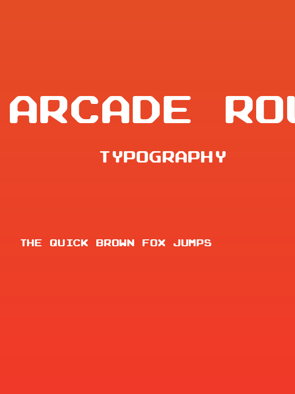 Arcade Rounded Poster