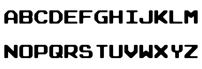 Arcade Rounded Font LOWERCASE