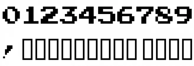 ArcadeClassic Font OTHER CHARS