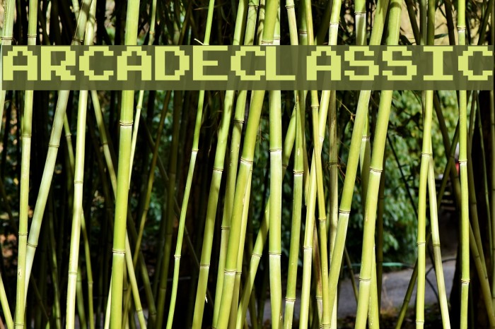ArcadeClassic Font examples