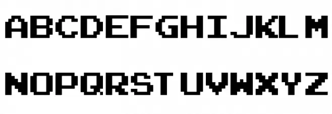 ArcadeClassic फ़ॉन्ट लोअरकेस