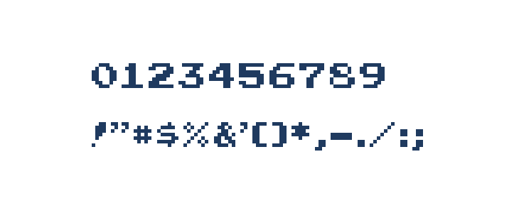 Arcadepix Plus Regular Other Characters