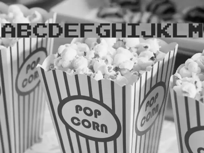 Arcadepix Polices examples