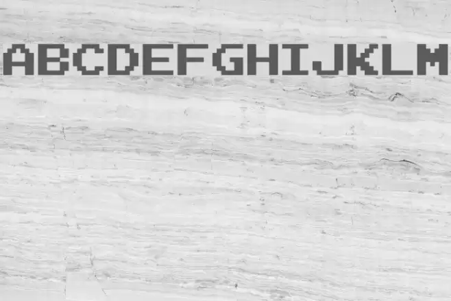 Arcadepix Polices examples