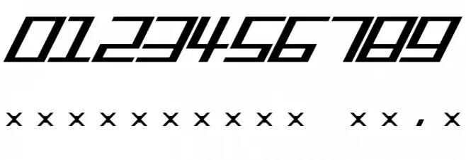 ArcaderFS Regular Font OTHER CHARS