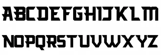 Arcades Font UPPERCASE