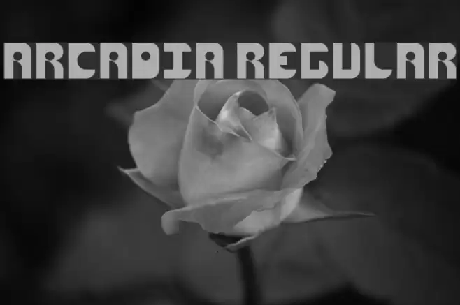 Arcadia Regular Font examples