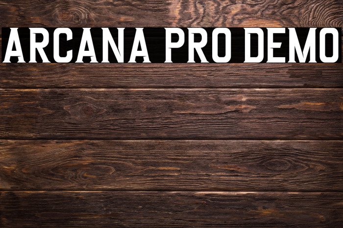 Arcana Pro DEMO Example 3