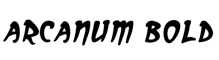 Arcanum Bold Font