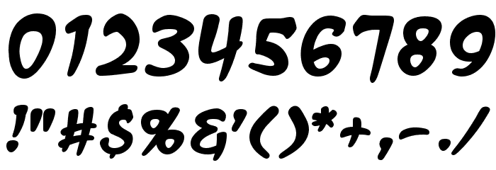 Arcanum Bold Font OTHER CHARS