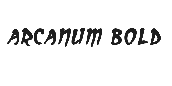 Arcanum Bold Logo