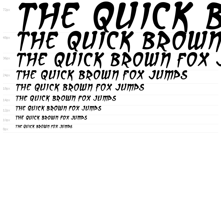 Arcanum Italic Waterfall