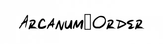 Arcanum_Order  Descarca Fonturi Gratis