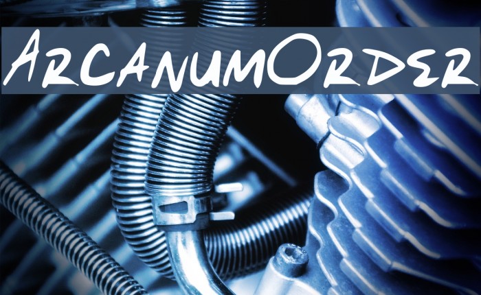 Arcanum_Order Font examples